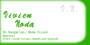 vivien noda business card